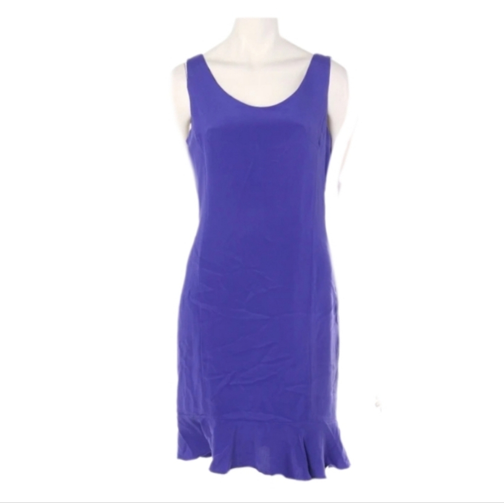 Valerie Dress Silk Sleeveless  Lavender Size 12 - Picture 14 of 16